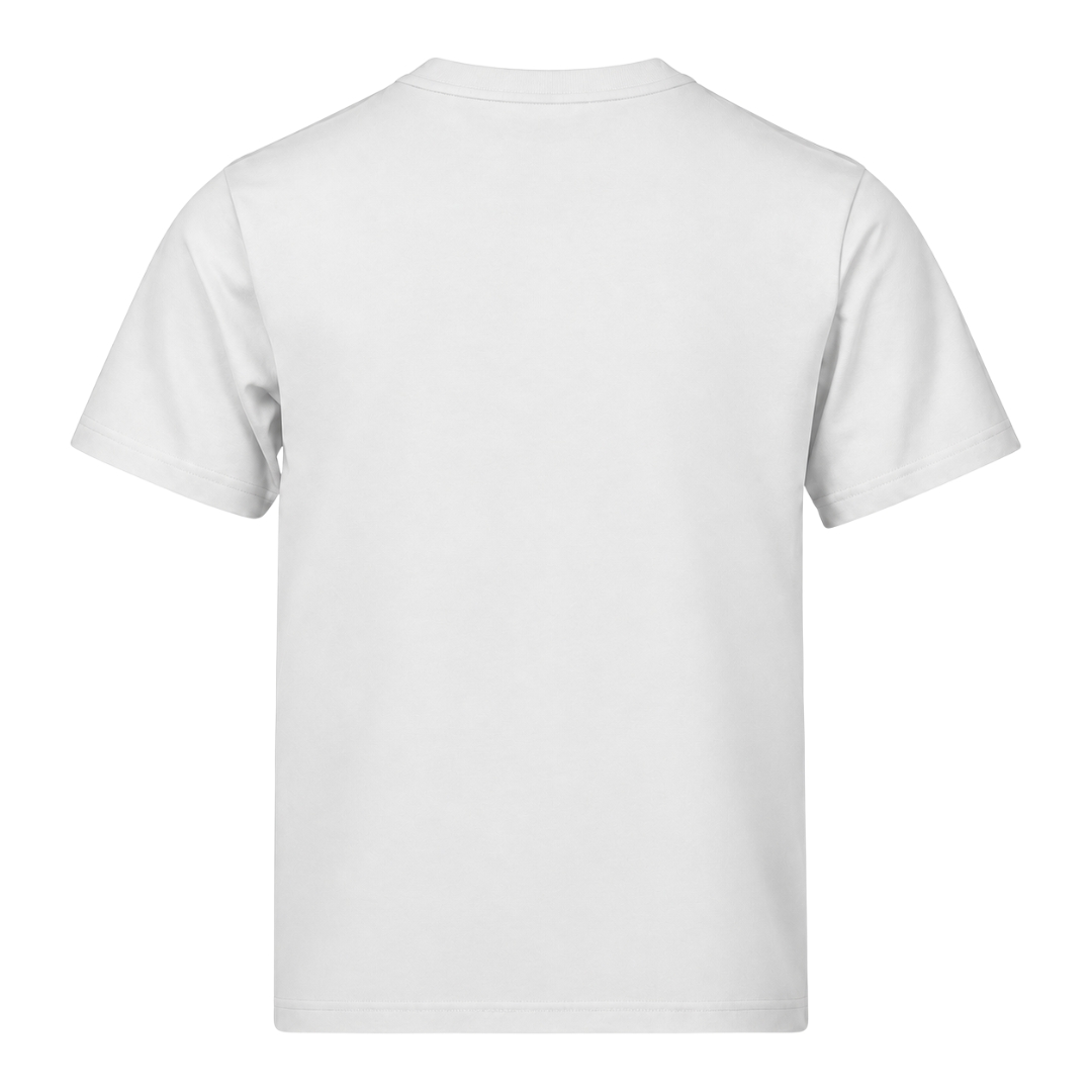 SYLMC 220g T-Shirt mit Brustprint - White - Rueckseite