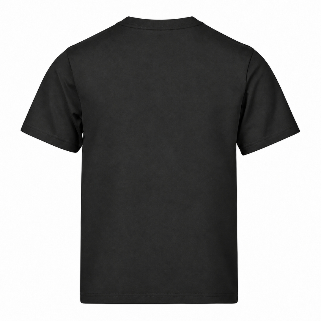 SYLMC 220g T-Shirt mit Brustprint - Black - Rueckseite
