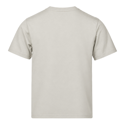 SYLMC 220g T-Shirt mit Brustprint - Cement - Rueckseite