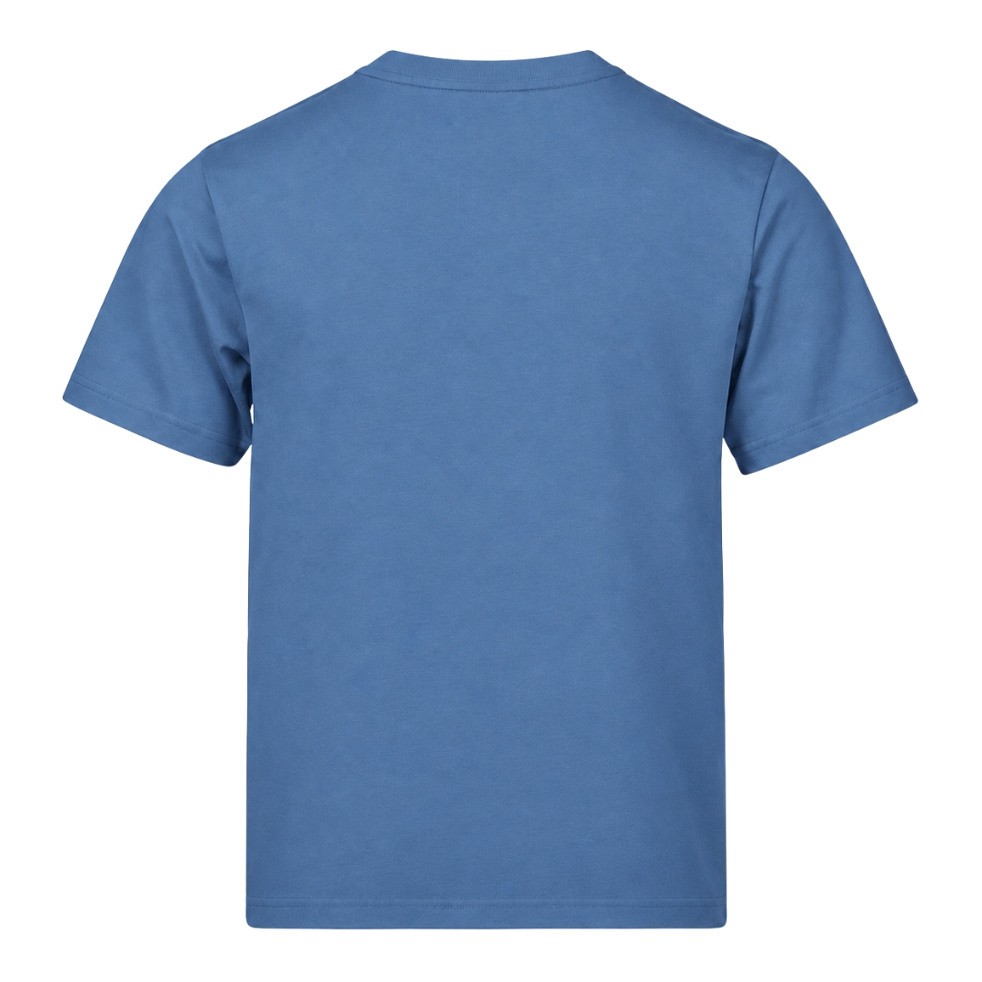 SYLMC 220g T-Shirt mit Brustprint - Ocean Blue - Rueckseite