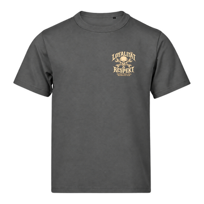 Loyalität & Respekt 220g TShirt - Powder Grey