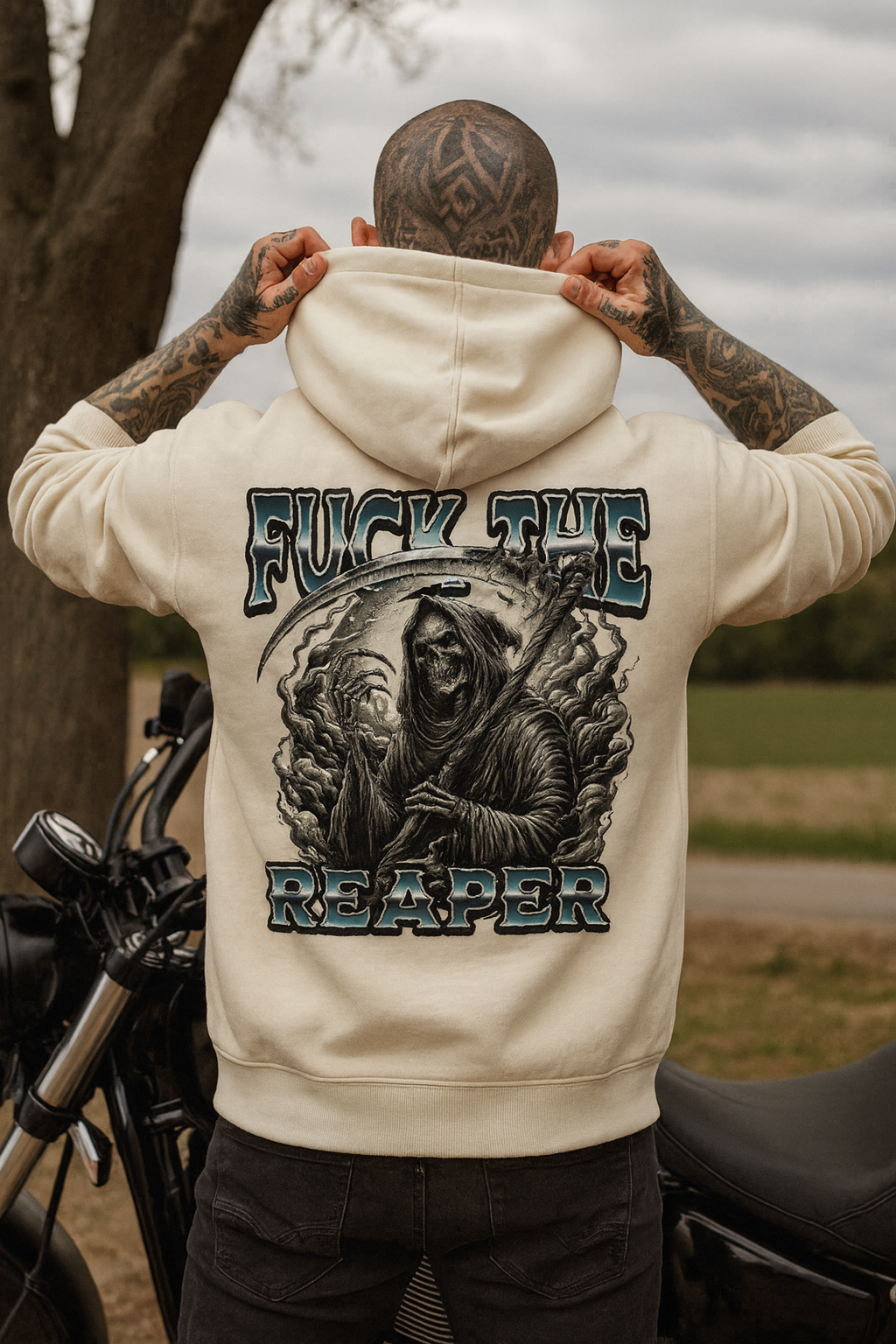 FCK! THE REAPER  Premium Hoodie