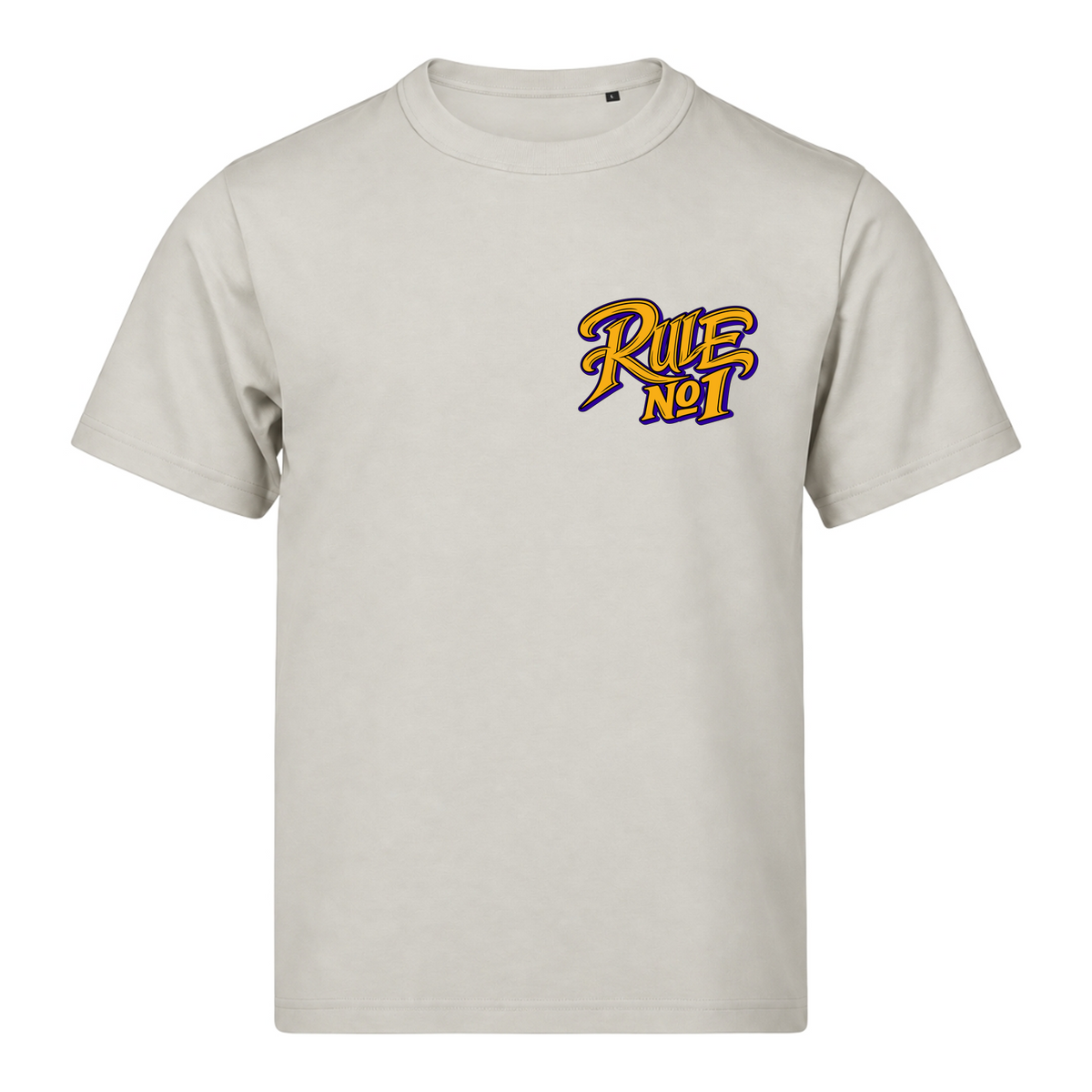 Rule NO1 FWTT 220g Loose Fit T-Shirt - Cement
