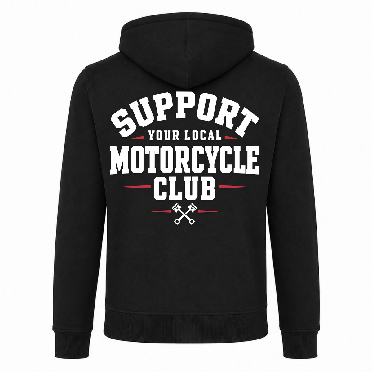 SYLMC Heavy Zip Hoodie - schwarz - Rueckseite