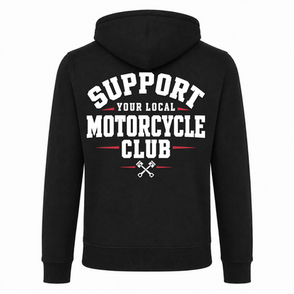 SYLMC Heavy Zip Hoodie - schwarz - Rueckseite