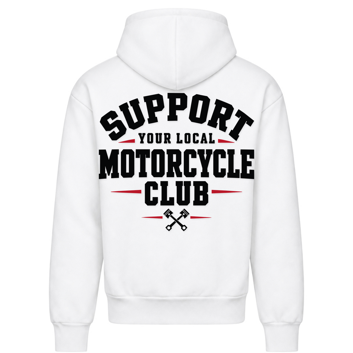 SYLMC Fetter 440g Hoodie - Arctic White - Rueckseite