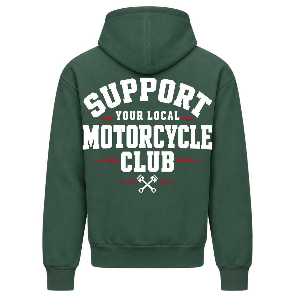 SYLMC Fetter 440g Hoodie - Bottle Green - Rueckseite