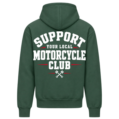 SYLMC Fetter 440g Hoodie - Bottle Green - Rueckseite