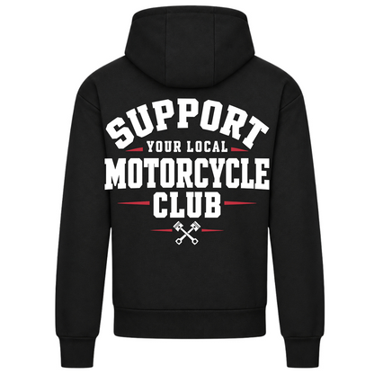 SYLMC Fetter 440g Hoodie - Deep Black - Rueckseite