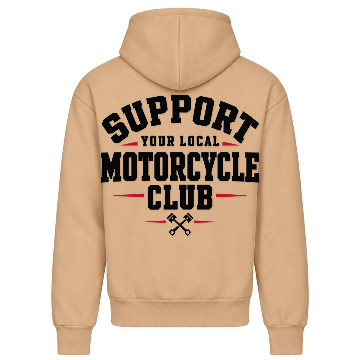 SYLMC Fetter 440g Hoodie - Desert Sand - Rueckseite
