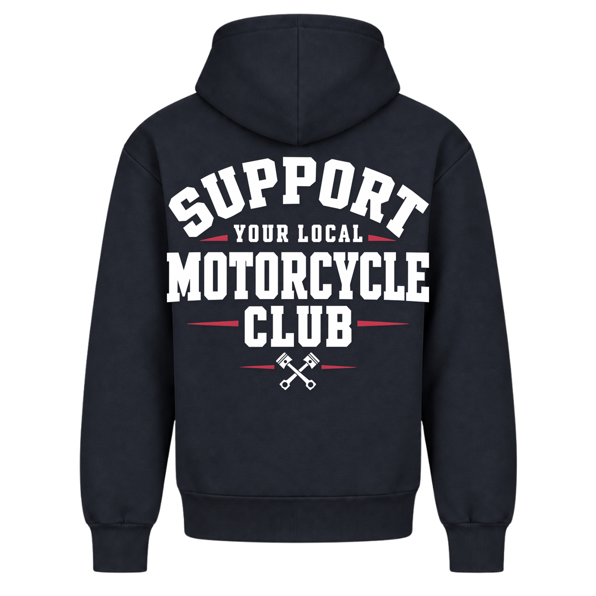 SYLMC Fetter 440g Hoodie - New French Navy - Rueckseite