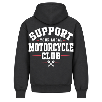 SYLMC Fetter 440g Hoodie - Solid Charcoal - Rueckseite