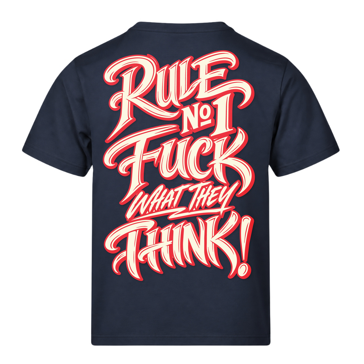 Rule NO1 220g T-Shirt - Ink - Rueckseite