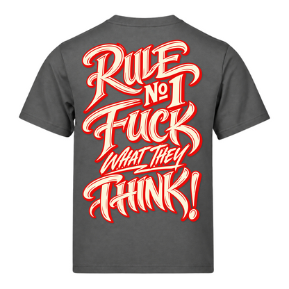 Rule NO1 220g T-Shirt - Powder Grey - Rueckseite