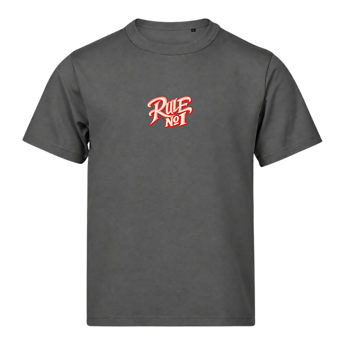 Rule NO1 220g T-Shirt - Powder Grey