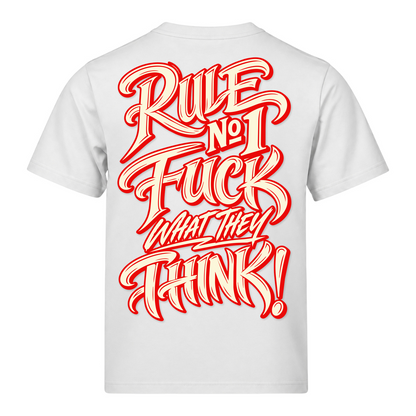 Rule NO1 220g T-Shirt - White - Rueckseite