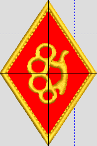 SCHLAGRING RAUTE PATCH