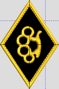 SCHLAGRING RAUTE PATCH