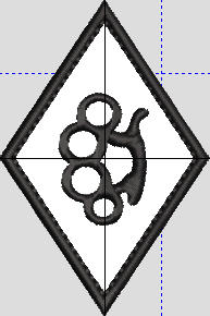 SCHLAGRING RAUTE PATCH