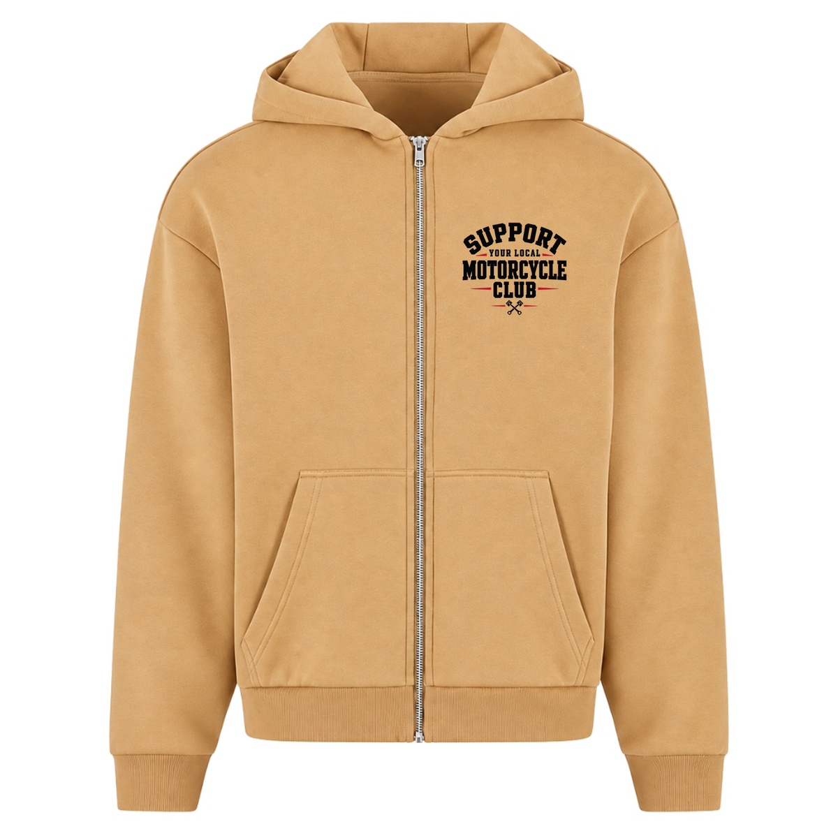 SYLMC Fluffy Oversize Zipper  - U. Beige