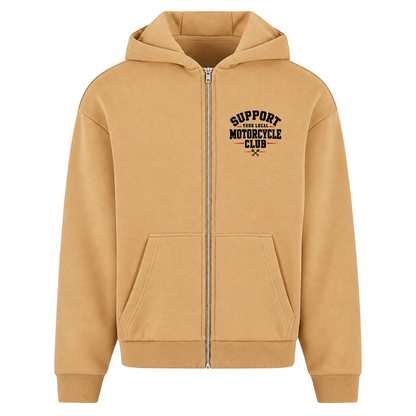 SYLMC Fluffy Oversize Zipper  - U. Beige